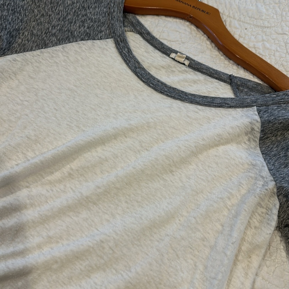J.Crew 3/4 length baseball Tee - Picture 4 of 6